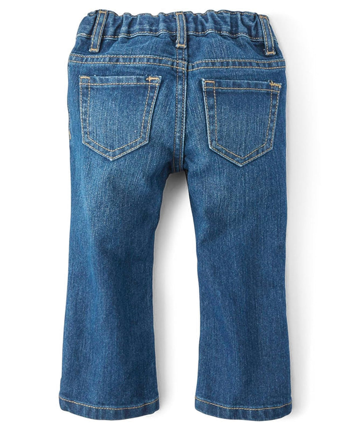 The Children's Place - Pantalones de Mezclilla básicos para niñas pequeñas