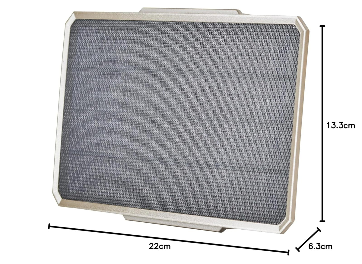 Moultrie - Paquete de energía para Panel Solar, 3.4 W, Panel Solar Gen 2 con batería para cámaras de Rastro, 7.2 V, 3350 mAh