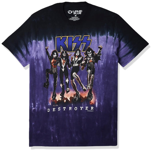 Liquid Blue Men's Kiss Destroyer Short Sleeve T-Shirt