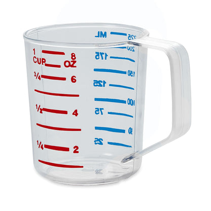 Rubbermaid Commercial 3210CLE - Taza medidora para gorilas, 8 onzas, transparente