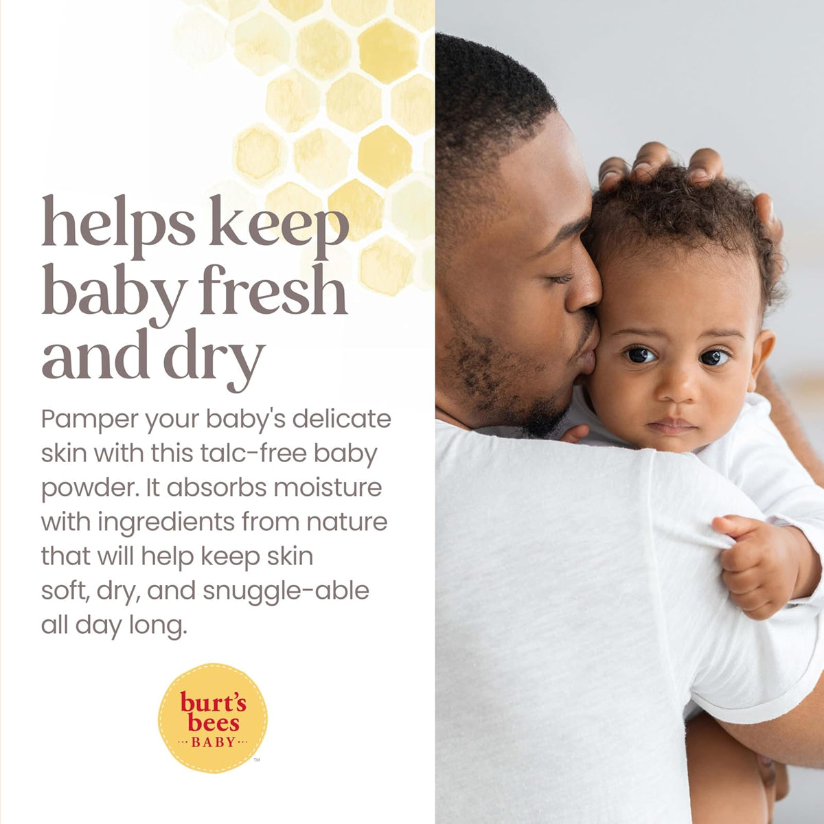 Burt's Bees Baby 100% Natural Dusting Powder, 7.5 Ounces (Packaging May Vary)