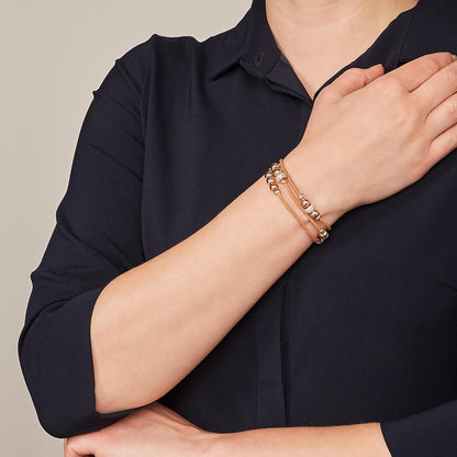 Fossil Pulsera de Latón para Mujer
