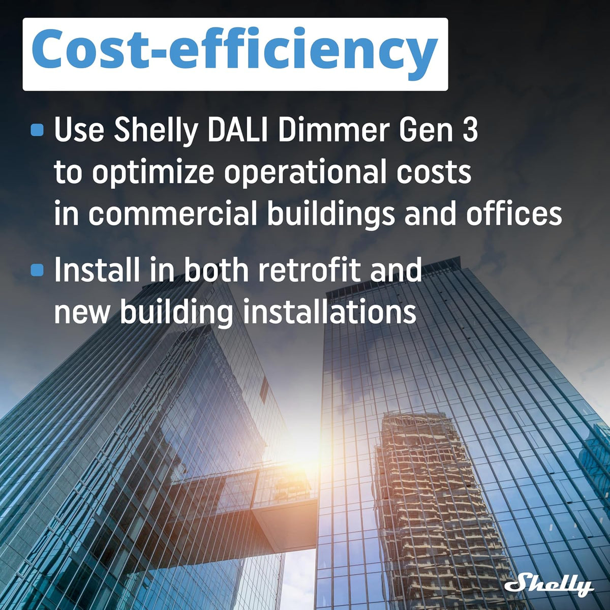 Shelly DALI Dimmer Gen3 -Regulador de Luz LED, Wi-Fi y Bluetooth, Luminarias DALI, Alimentación de Bus Integrada, Control Remoto App iOS y Android, No HUB, Alexa, Smart Home, SmartThings