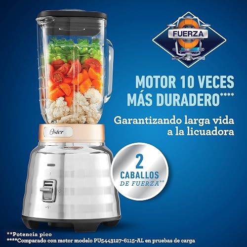 Oster Licuadora con palanca y vaso de vidrio BLSTPBTG