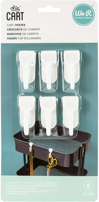 We R Memory Keepers 0633356618522 Accesorios A la Cart Ganchos (6 piezas), Multi
