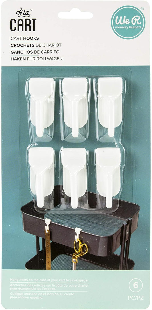 We R Memory Keepers 0633356618522 Accesorios A la Cart Ganchos (6 piezas), Multi