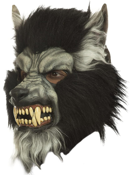 Gray Howling, Máscara de Feróz Hombre Lobo, Máscaras de Wolfman Mosntruos Mitológicos Ideal para Halloween y Fiestas de Disfraces