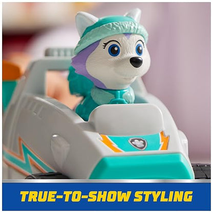 Paw Patrol, quitanieves de Everest, vehículo de Juguete con Figura de acción Coleccionable, Juguetes respetuosos con el Medio Ambiente para niños y niñas a Partir de 3 años