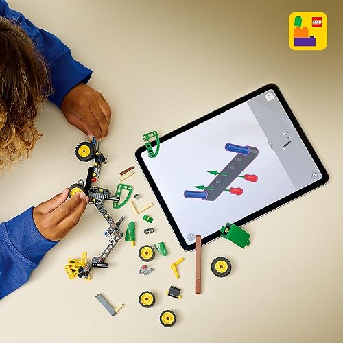 LEGO Technic Cosechadora con Ruedas John Deere 1470H – Pluma Giratoria, Garra y Tronco – Juguete de Construcción – Vehículo para Regalar a Niños y Niñas de 7 Años o Más – 42218