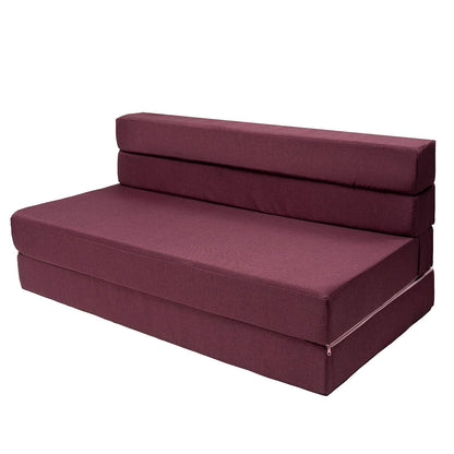 Memory Foam Home Sofá Cama Cozy Plegable - Matrimonial - Rosa