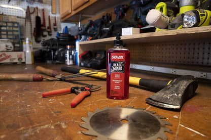 STA-BIL Blade Guard – Lubricante de primera calidad, ayuda a mantener el borde, no daña las plantas, protege contra el óxido y la corrosión, seguro para usar en equipos eléctricos de gas, 12 onzas
