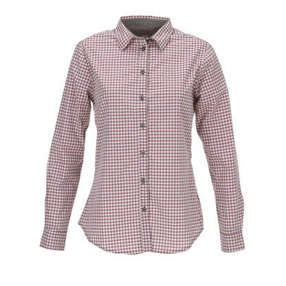 Chef Works Women's Modern Gingham Long Sleeve Dress Shirt