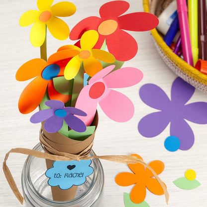Astrodesigns Crafting Cartulina, 12 x 12 pulgadas, 65 libras/176 g/m², surtido encantador de 10 colores, 100 hojas (91039)