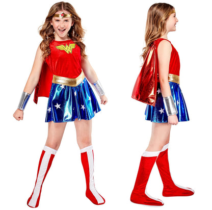 DC Comics: Disfraz de mujer maravilla para niños por Rubies, talla M
