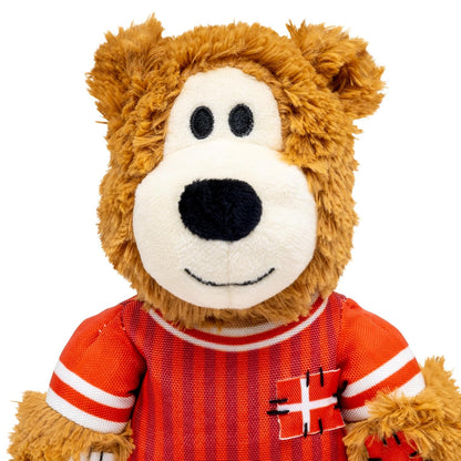 Kong Wild Knots Bear Juguete de Peluche para Perro con Playera de Selección - Dinamarca