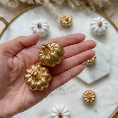 Kate Aspen Tarjetero con forma de calabaza, 6 unidades, dorado