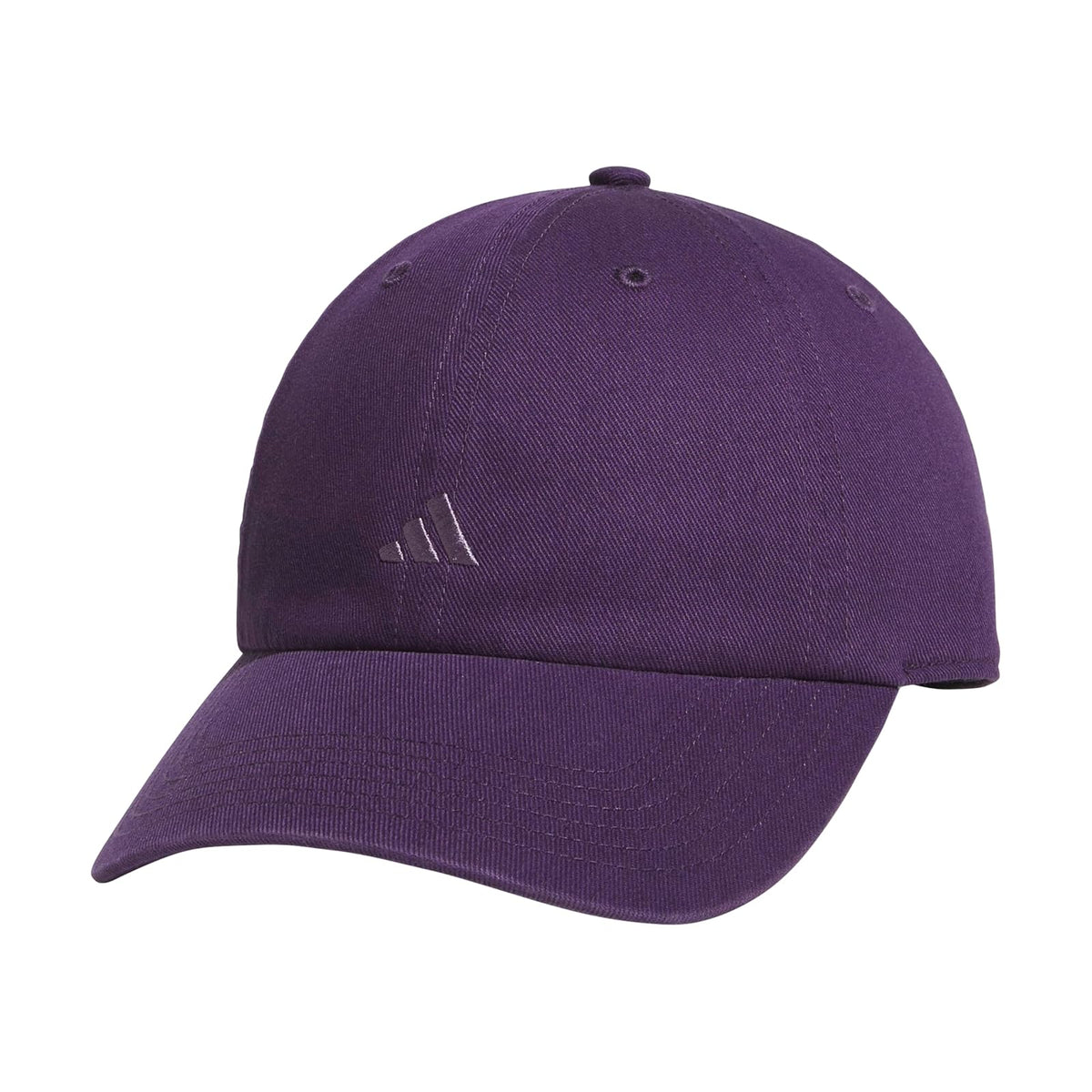 Adidas Saturday Baseball Cap – Adjustable Cotton Hat, Athletic Relaxed Fit Gorra de béisbol Mujer - Talla Única - Aurora Plum Purple - Shadow Violet - 3.0
