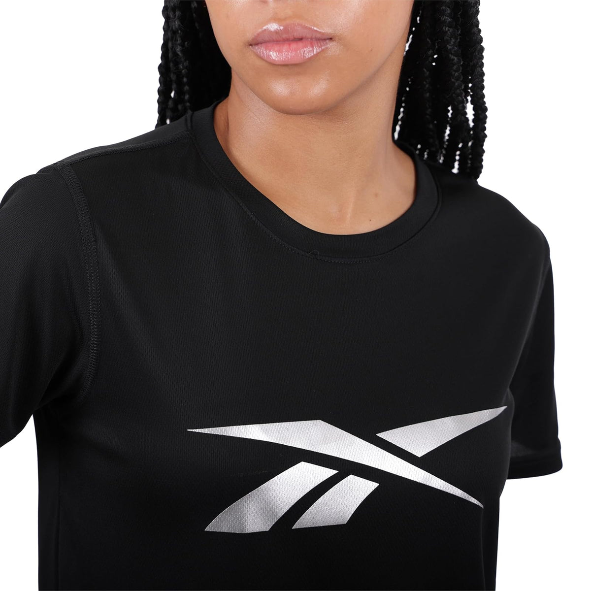 Reebok Playera Basic Athlete Mujer Talla X-Small