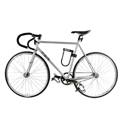 Kryptonite Keeper - Bloqueo en U estándar para Bicicleta, antirrobo de Alta Resistencia, se Vende Plata Segura, grillete de 12 mm con Soporte de Montaje y Llaves para Bicicleta, Motocicleta, Scooter,