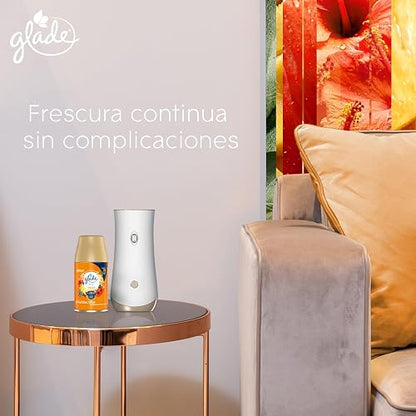 Glade Aromatizante para Hogar Automático 1 Aparato y 2 Repuestos Hawaiian Breeze