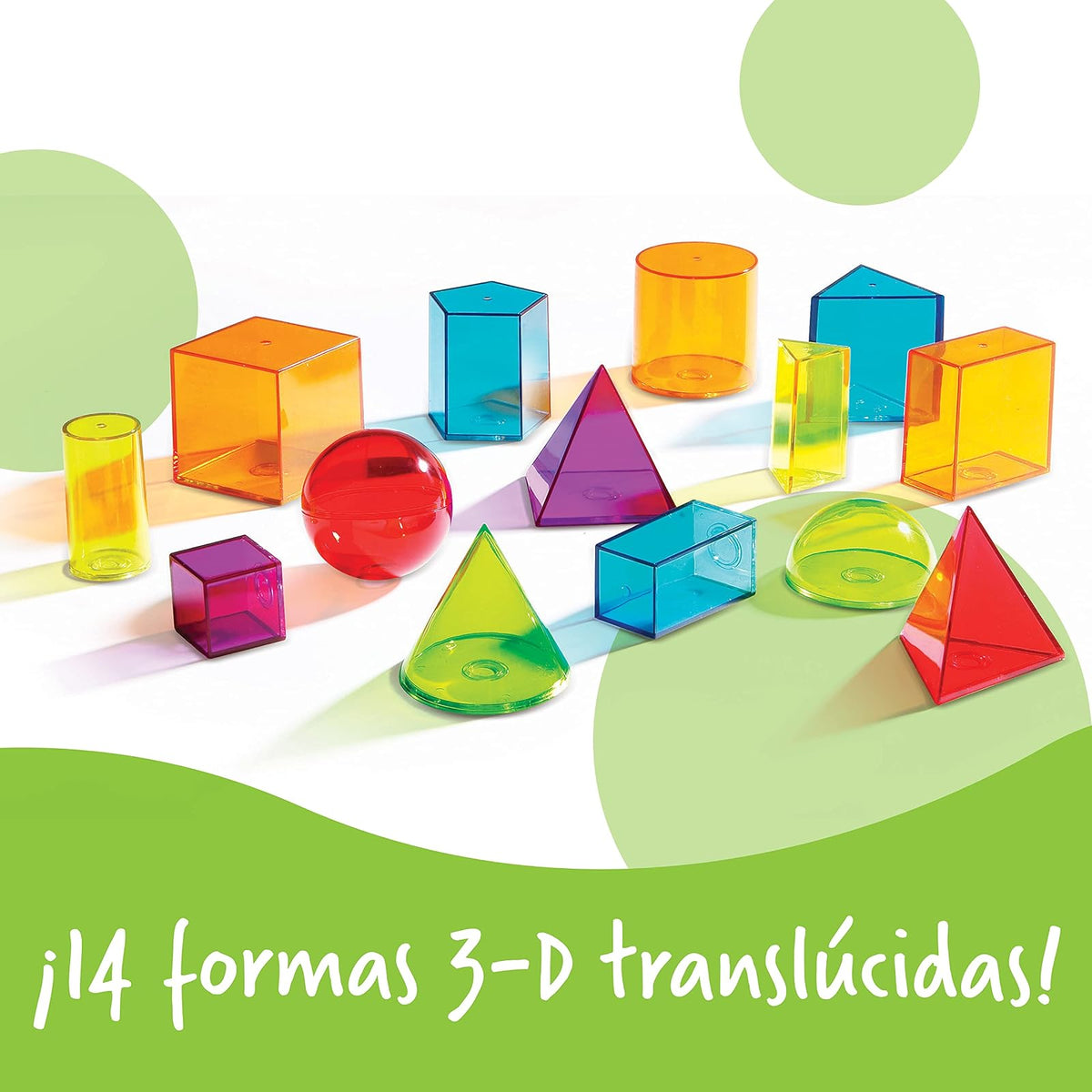 Learning Resources Formas Geométricas Transparentes