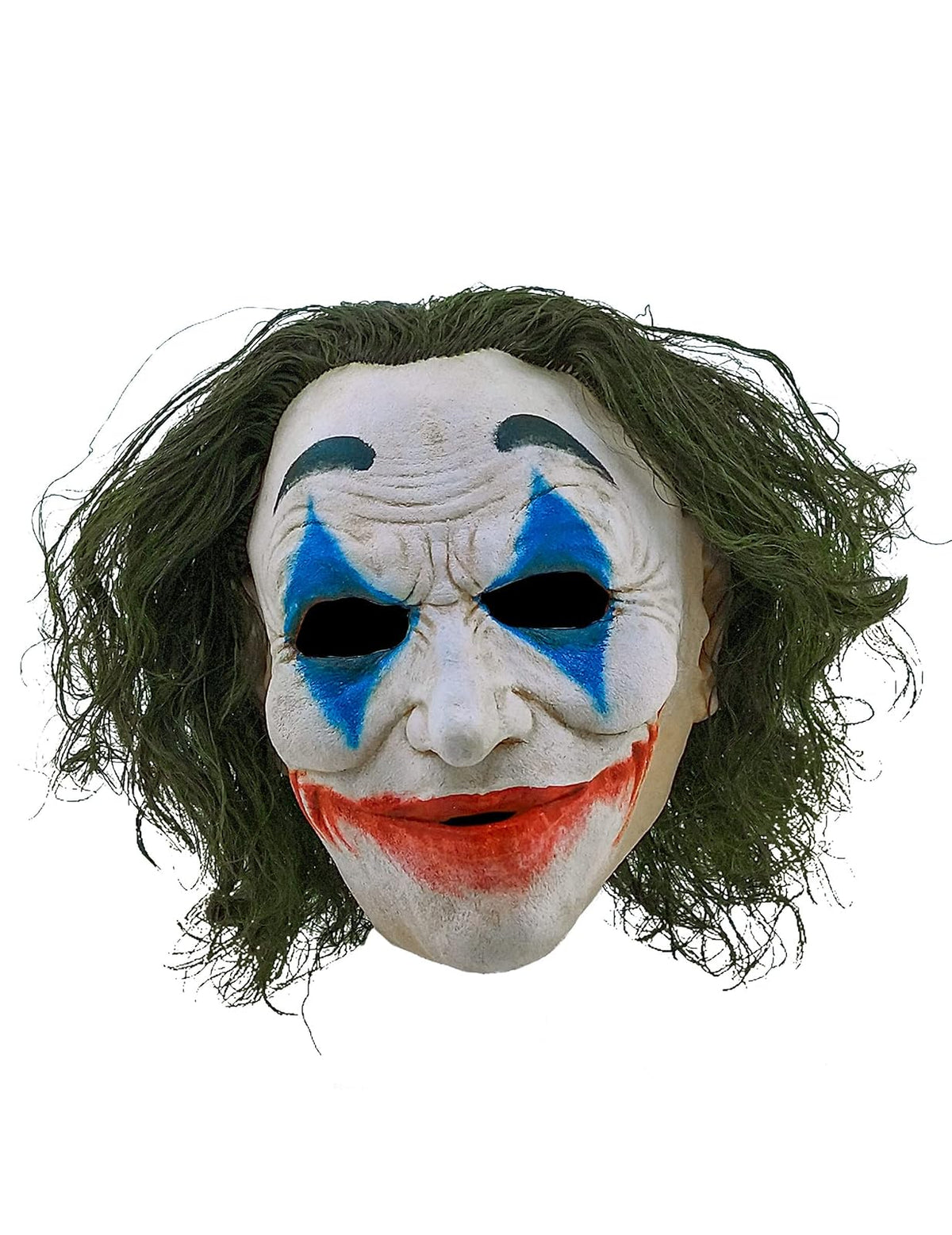 Ghoulish Productions Máscara de Payaso Guason Jack el Loco para Disfraz de Joker o Payaso Latex, Standard, Multicolor por Ghoulish Productions