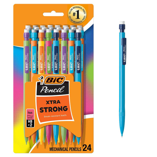 Bic Lápiz Xtra Sparkle, 0.9 mm, 24-Count