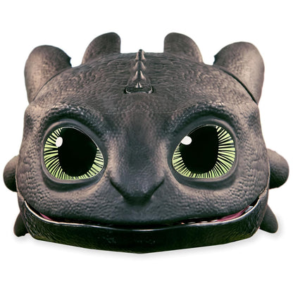 Dreamworks, Dragons, How To Train Your Dragon, Máscaraelectrónica lanza y ruge de Toothless, disfraces infantiles y para juegos de imitación para niños y niñas a partir de 4 años