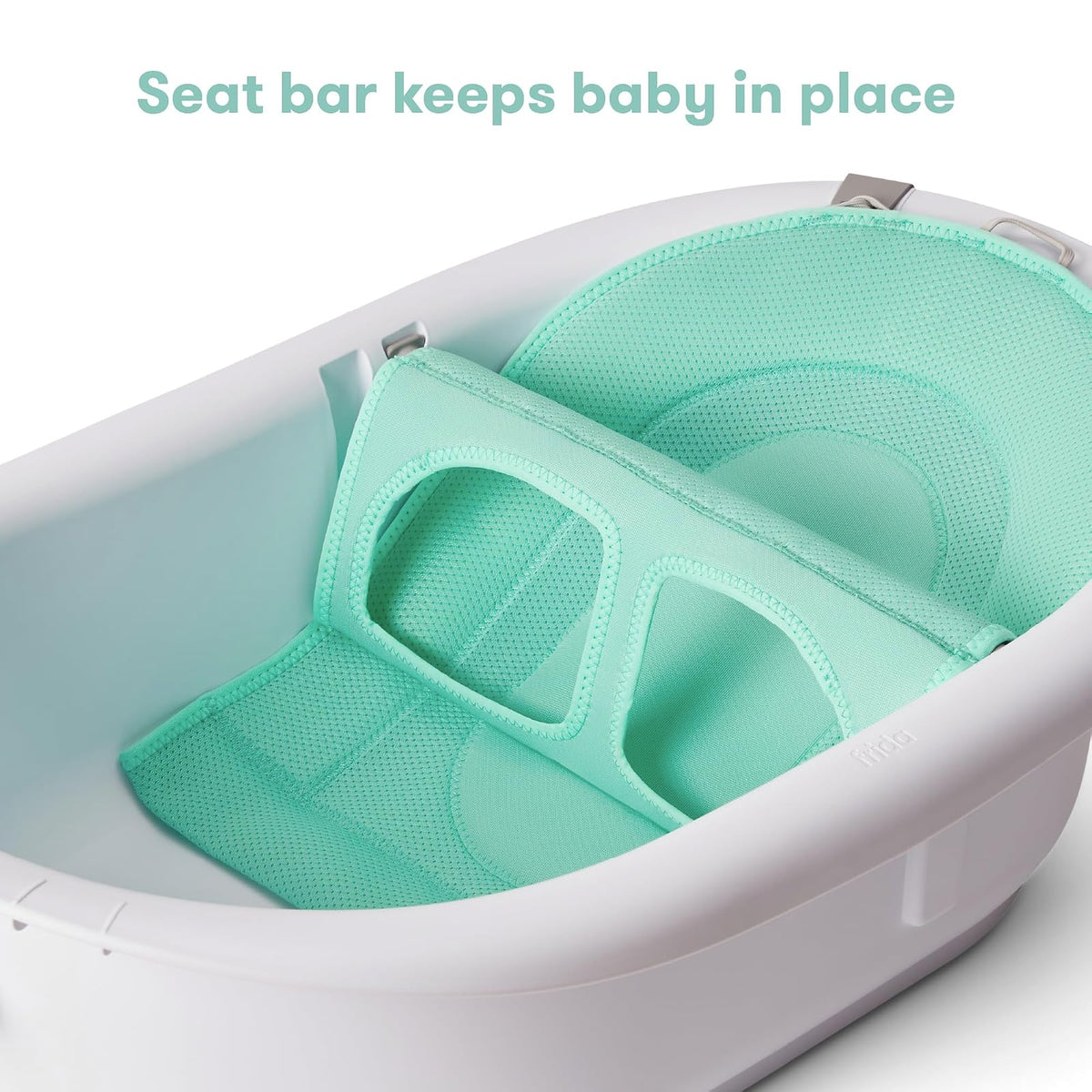 Frida Baby 4 en 1 Crece Conmigo - Tina para bebés recién Nacidos y niños pequeños con Asiento de baño extraíble y Respaldo para Apoyo
