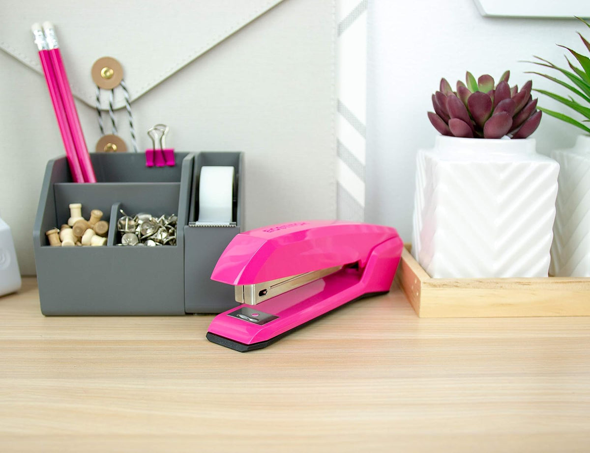 Bostitch Ascend Antimicrobial Standard Stapler with Integrated Staple Remover and Staple Storage