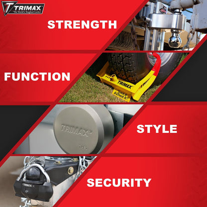 Trimax MAG200 Standard 5/8" Resettable Combination Bent Pin Receiver Lock