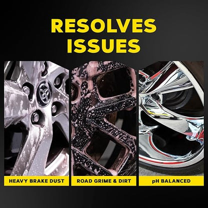 Meguiar's G180132 Ultimate - Limpiador de Ruedas, 680 g | El limpiador de ruedas elimina el polvo de frenos, la suciedad y la suciedad, el spray seguro para detalles de automóviles