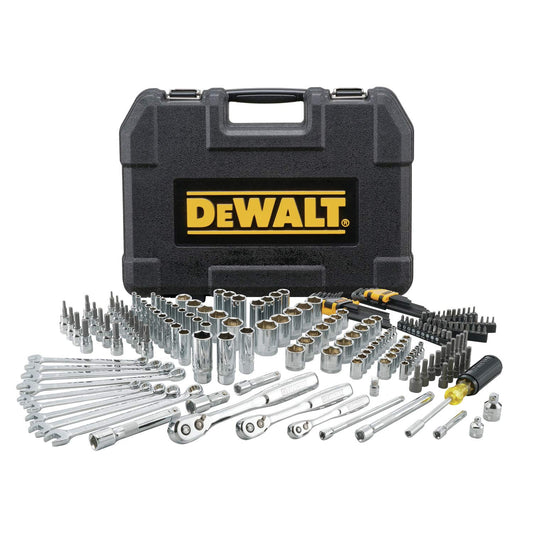 DEWALT (DWMT75000) - Juego de 200 piezas de herramientas mecánicas métricas/SAE con caja de almacenamiento