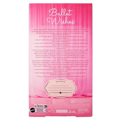 Barbie Signature Muñeca de Colección Ballet Wishes para coleccionistas | Muñeca de moda coleccionable en satiny, con tutú rosa y embalaje de regalo