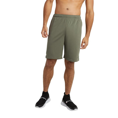 Champion Pantalones Cortos Deportivos Que absorben la Humedad Pantalones Cortos para Hombre - CARGO OLIVE - G
