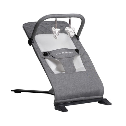 Baby Delight Alpine Bouncer Rosa Orgánica 0-6 Meses - Carbón (Charcoal Tweed)