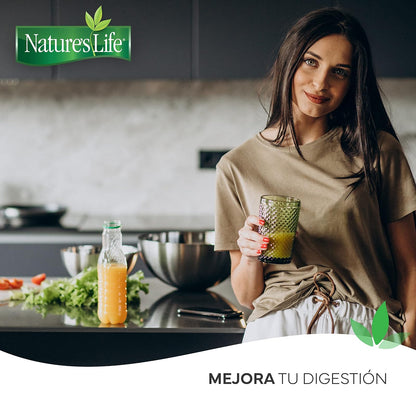 Nature's Life - Probióticos y Prebióticos Vitamina C y Arándano 30 Cápsulas | 415 millones UFC, Lactobacillus acidophilus, inulina, avena sativa, sin conservadores ni azúcar añadida, 1 cápsula al día
