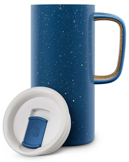Ello Campy - Botella de Agua de Acero Inoxidable aislada al vacío con Tapa Deslizante, 470 ml