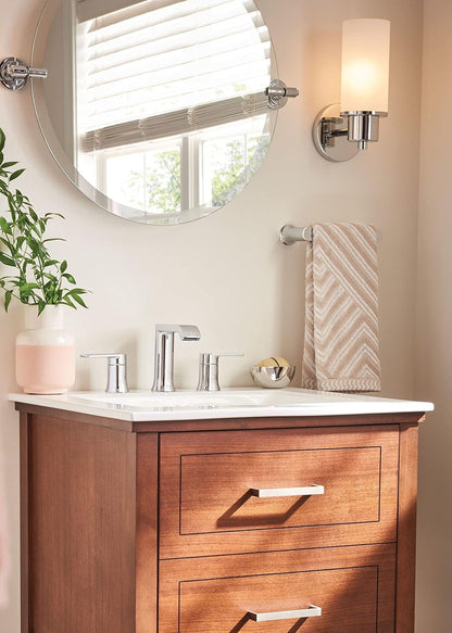 Moen Genta LX - Toallero de Mano Moderno Chapado en Cromo de 6.8 Pulgadas de Longitud para baño o Cocina, BH3886CH