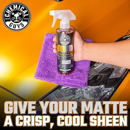 Chemical Guys Detallador Mate Meticuloso y Sellador en Spray para Acabados Satinados y Mates Nítidos, (Seguro para OEM, Vinilo y Superficies Pintadas Mate) 946 ml
