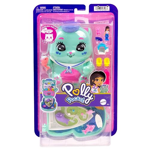 Polly Pocket Set de Juego Mundo de Compactos de Polly para niñas de 4 años en adelante