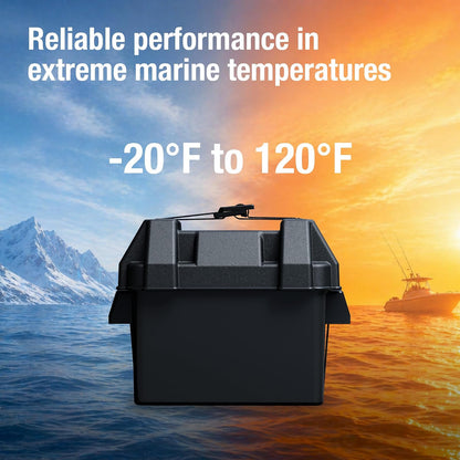 Attwood PowerGuard - Cajas de batería diseñadas para Marina, RV, Camping, energía Solar y más