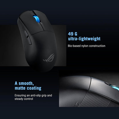 ASUS Mouse ROG USB 2.0 Type C TO Type A Bluetooth 117X63X37MM P716 ROG Harpe Ace Mini/BLK