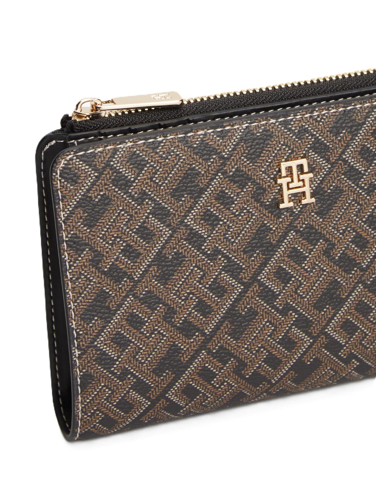 Tommy Hilfiger Cartera para Mujer, Negro, CH