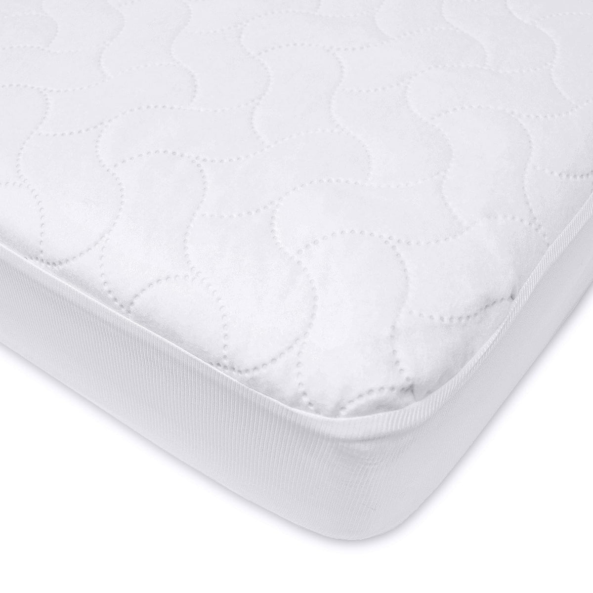 American Baby Company Protector de Colchón para Cuna Impermeable - Blanco