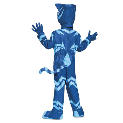 Disguise Catboy Deluxe Toddler PJ Masks Costume, Azul, Large/4-6