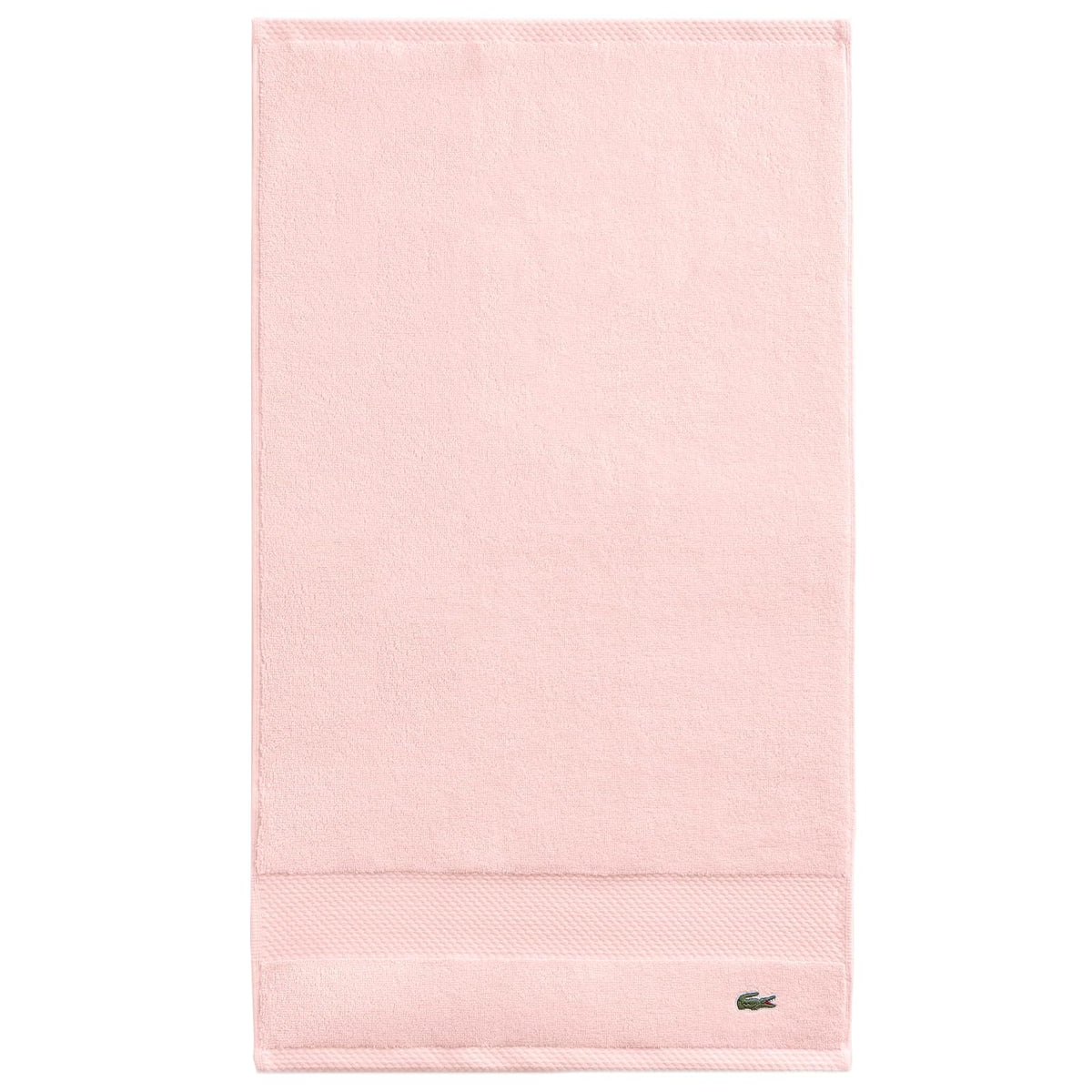 Lacoste Heritage Supima Toalla de Algodón - Hand Towel 16x30 - Rosa claro