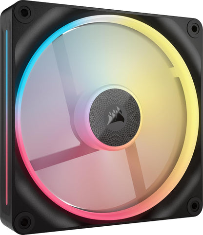 Corsair iCUE Link LX140-R RGB Ventilador PWM Flujo Inverso - 1 x 140mm - Negro