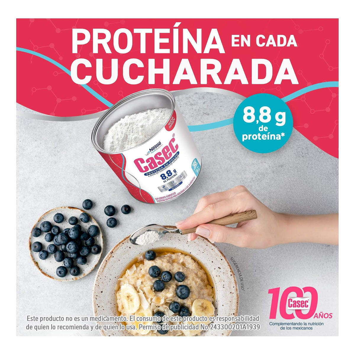 Suplemento Alimenticio, CASEC®, 300g