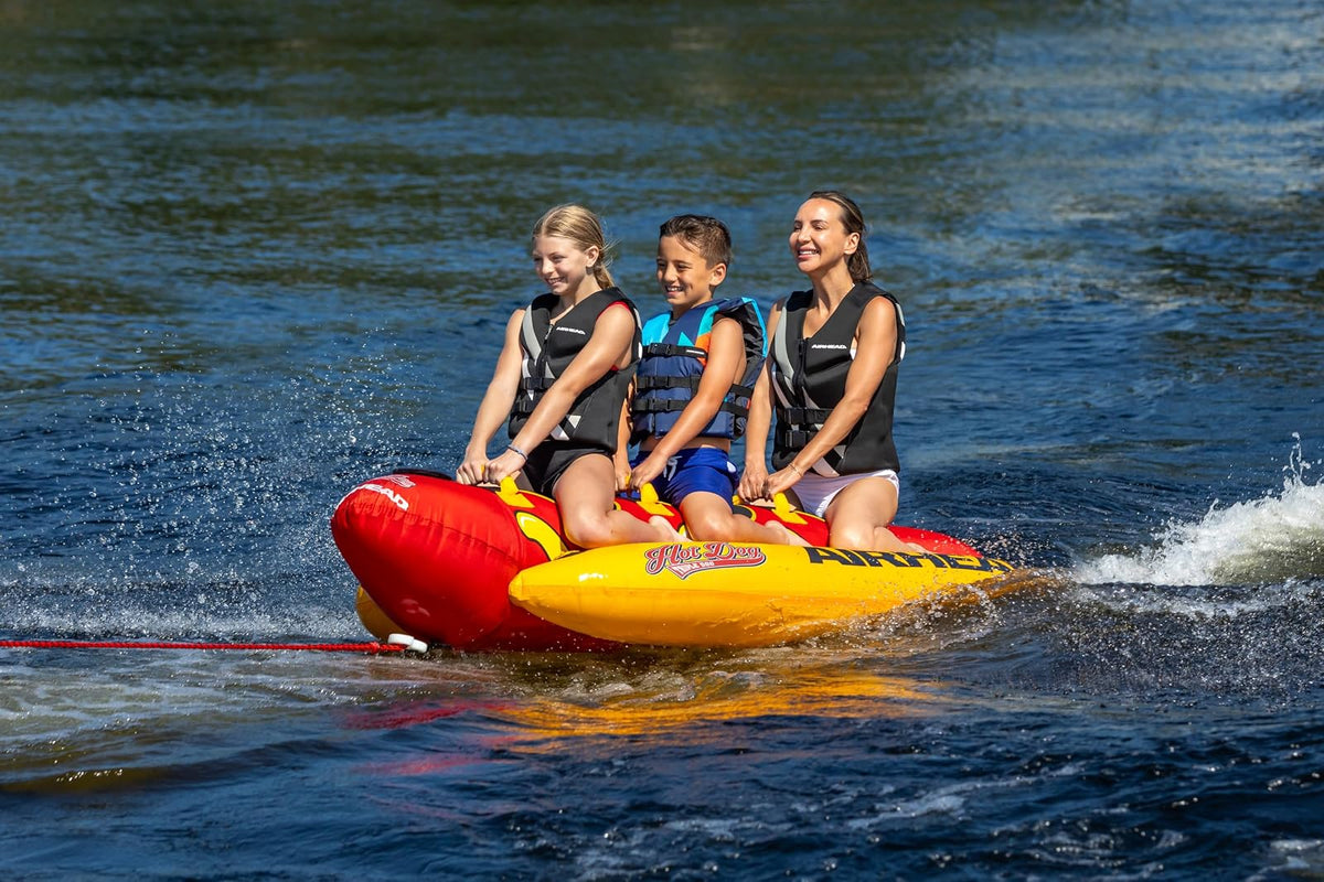 Airhead Hot Dog | Towable Tube for Boating with 1-5 Rider Options
